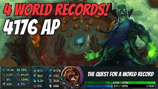 4 NEW WORLD RECORD!! 4176 AP, 1330 Phenomenal Evil, 12000 Shield! Quest For A World Record