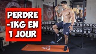 Perdre 1kg en 1jour ! (exercice maison)