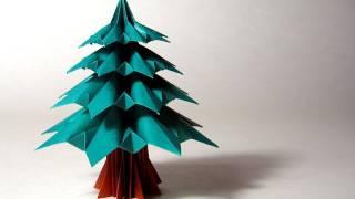 Christmas Origami Instructions: Fir Tree (Francesco Guarnieri)