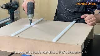 DIY Table Saw Crosscut Sled | Make Straight Table Saw Cuts with POWERTEC