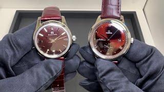 Which Red Dial? (Grand Seiko SBGW287 vs Omega DeVille Prestige)