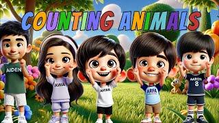 Counting Animals for Kids | Counting Animals Song | Kidz Network