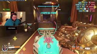 Flats hits the wombo combo on the reworked Orisa in Overwatch 2