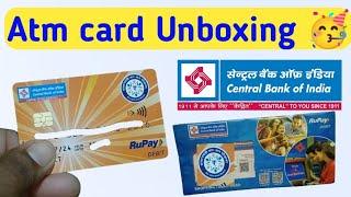 Central Bank of India New ATM card Unboxing  2024 l New Debit card Unboxing Central Bank of India