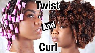 twist and curl with perm rods ft curls dynasty| natural hair product review