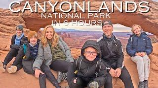 Exploring Canyonlands National Park in Just 6 Hours! | Family of 6 Adventures