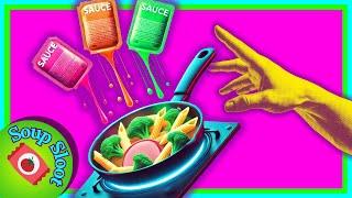 Sauce Packets + Bingo Spinner Picks 3 Random Ingredients!  (Cooking Challenge)