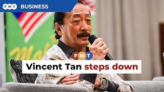 Vincent Tan steps down as chairman of Berjaya Corp