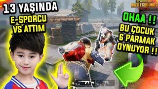 13 YAŞINDAKİ E-SPORCU VELETLE VS ATTIM ! PUBG Mobile Vs Savaşları !