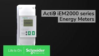 Acti9 iEM2000 energy meters | Schneider Electric