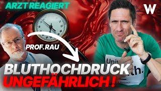 Arzt reagiert: "Warum hoher Blutdruck gut für Dich ist" Professor deckt auf [Reaction Prof. Dr. Rau]