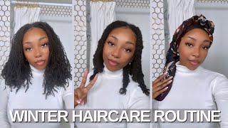 DIY MICROLOCS Winter Hair Care Routine | TyKara Ann