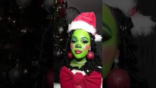 I spent 5 hours on this Grinch look  #mua #viral #makeup #creativemakeup  #christmasmakeup #grinch