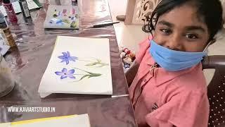 One Stroke Painting For Kids | Simple One Stroke Painting for Kids | One Stroke Painting Classes