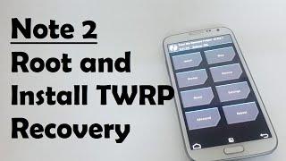 How to root Galaxy Note 2 and install TRWP recovery