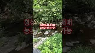 1305번#횡성전원주택매매-농촌 민박 펜션 가능한 계곡 옆  전원주택
