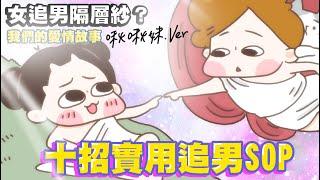 【啾啾妹】我們的愛情故事【啾啾妹視角】女追男技巧ＳＯＰ｜愛情｜感情｜戀愛｜兩性｜分享｜插畫｜