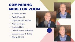 Comparing Microphones for Zoom Video Calls (2023) Mic Shootout