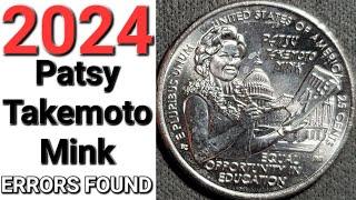 * FINALLY * 2024 PATSY TAKEMOTO ERRORS FOUND #2024 #coinrollhunting #money #dwcnc #errorcoins #coin