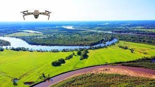 Слияние реки Яя с рекой Чулым с Высоты Птичьего Полёта! Съёмка DJI Mavic 2 Pro!