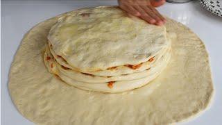 Why Didn't I Know This Easy Method? No rolling pin. Fast And Delicious.