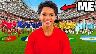 Ich habe ein Fußballturnier gegen KID RONALDO erstellt