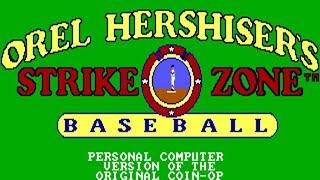 Orel Hershiser's Strike Zone gameplay (PC Game, 1989)