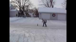 mentos and diet coke in -22F weather!