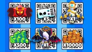 FREE! NEW  x100 DEMONIC AND ANGELIC DROPS!  | BRAWL STAR QR CODES 2024 | BRAWL STARS NEW UPDATE