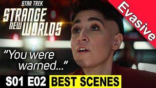 Star Trek: Strange New Worlds Episode 2 BEST SCENES – "You were warned". s01e02.