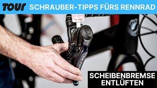 Scheibenbremse entlüften am Rennrad oder Gravelbike - Disc-Tipps