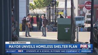 San Diego mayor unveils homeless shelter plan -- the largest yet