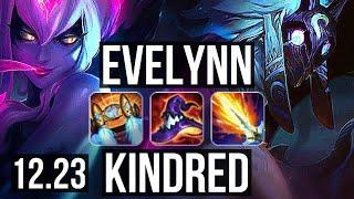 EVELYNN vs KINDRED (JNG) | 4.1M mastery, 16/1/5, 1000+ games, Legendary | EUW Master | 12.23