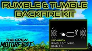 Rumble & Tumble Backfire Kit (Audio Signature) Sound Test | How To Unlock | The Crew Motorfest