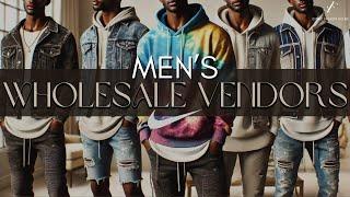 NEW VENDOR LIST Men’s Wholesale Clothing : Some Also Offer Women Too!