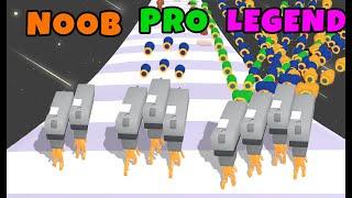 NOOB vs PRO vs LEGEND in Merge Bullet