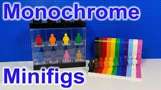 Lego Monochrome Minifigs | My collection & set 40516 Everyone is Awesome