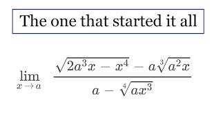 L Hopital’s Original Problem