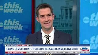 August 25, 2024: Tom Cotton Joins This Week On ABC