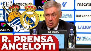 CARLO ANCELOTTI, rueda de prensa COMPLETA | REAL SOCIEDAD 0- REAL MADRID 2