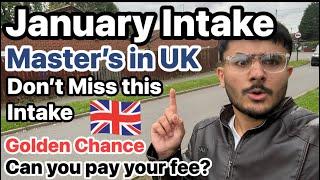 January Intake 2025 | Make Money in Uk | Golden Chance