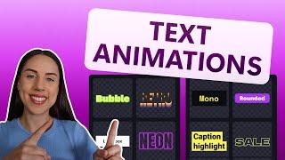 How to add text to a video with animations