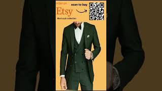 Menista Suit Designer Three Piece Men's Suit for Wedding-Engagement-Prom-Groom and Groomsmen Suits