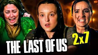THE LAST OF US SEASON 2 EPISODE 7 REACTION: WHAT A CLIFFHANGER! (TLOU 2x7 Reaction)