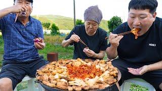 오늘은 양파 수확하는 날, 솥뚜껑 삼겹살에 곱창+대창까지!!