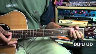 EASY 12 Bar Blues Guitar Strumming Turnaround In 5 Minutes @EricBlackmonGuitar