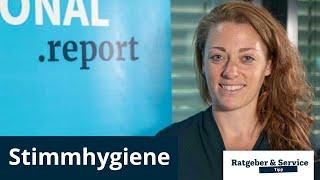 Stimmhygiene I Ratgeber & Service: Stimmcoaching I REGIONAL.report