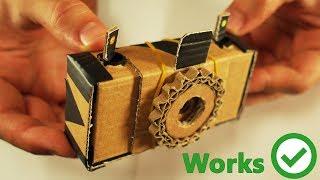 HOW TO MAKE Your Own PHOTO CAMERA from Carboard in 5 minutes with only 2$