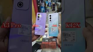 Oppo A3 Pro 5g Vs Oppo K12X 5g || Camera & Zoom Test #smartcornervlog#oppo#shorts