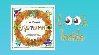 Frog Village Autumn Coloring Book Flipthrough- Artist Aleksandra Zachara-Korus